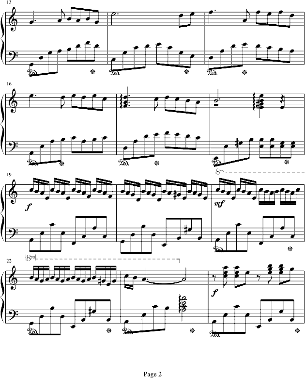 童年曲谱五线谱_罗大佑童年钢琴五线谱(3)