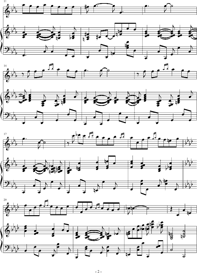 西湖调有声视频曲谱_西湖调曲谱(5)