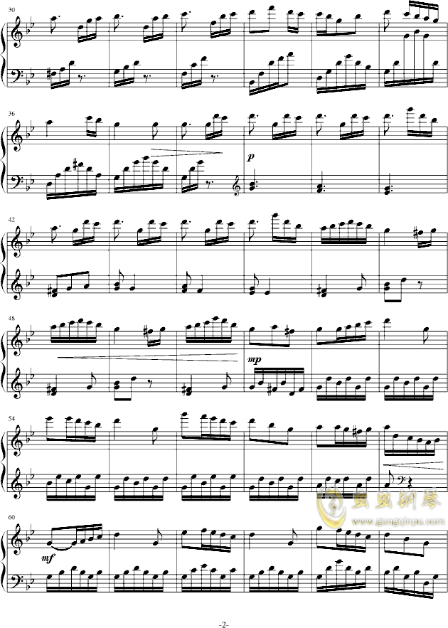 哀曲谱五线谱_空白五线谱