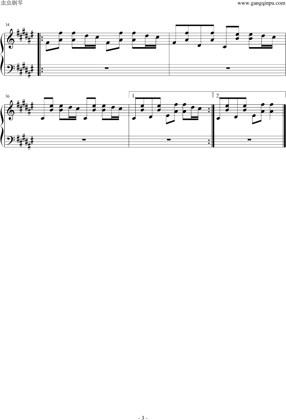 二人转小曲游西湖曲谱_西湖调曲谱(3)