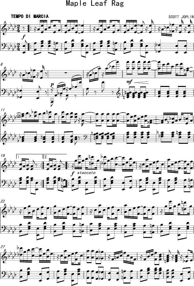 Joplin maple leaf rag ноты. Scott joplin maple leaf rag ноты. Джоплин кленовый лист ноты. Joplin maple leaf rag ноты. Maple leaf rag.