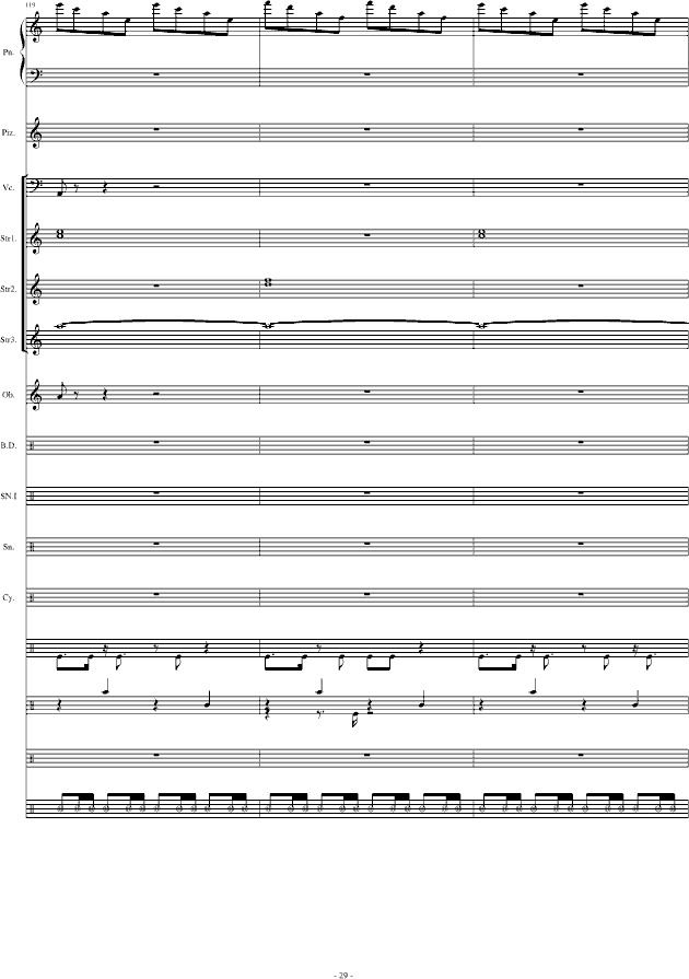 植物大战僵尸白天grasswalk总谱