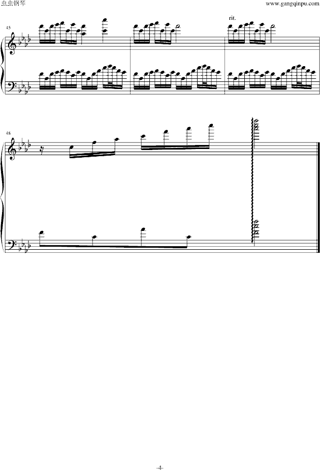 踏浪五线曲谱