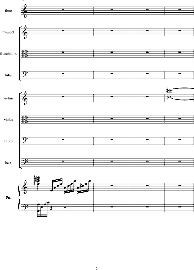 征程钢琴谱-c调-虫虫钢琴