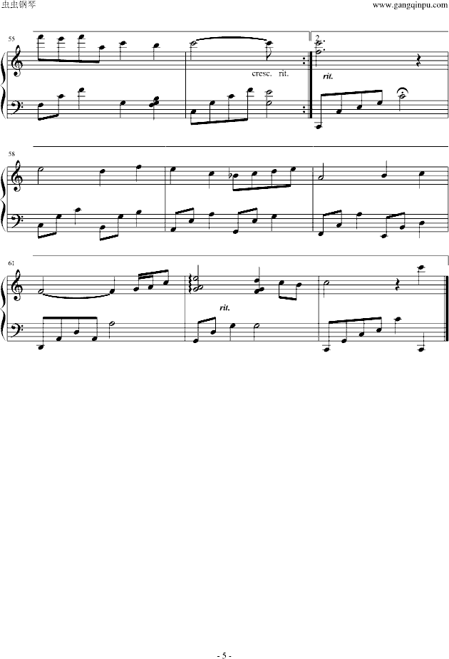 梁祝简易独奏版片段钢琴曲谱_梁祝钢琴曲谱简谱(5)