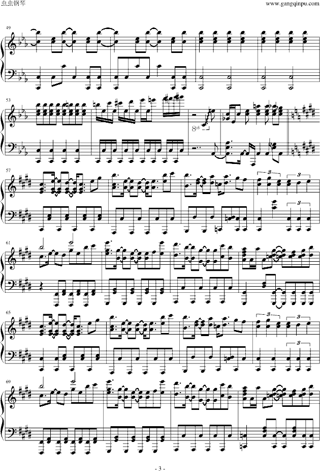 触手猴 Jubeat Evans 触手猴 Jubeat Evans钢琴谱 触手猴 Jubeat Evanse调钢琴谱 触手猴 Jubeat Evans钢琴谱大全 虫虫钢琴谱下载 Www Gangqinpu Com
