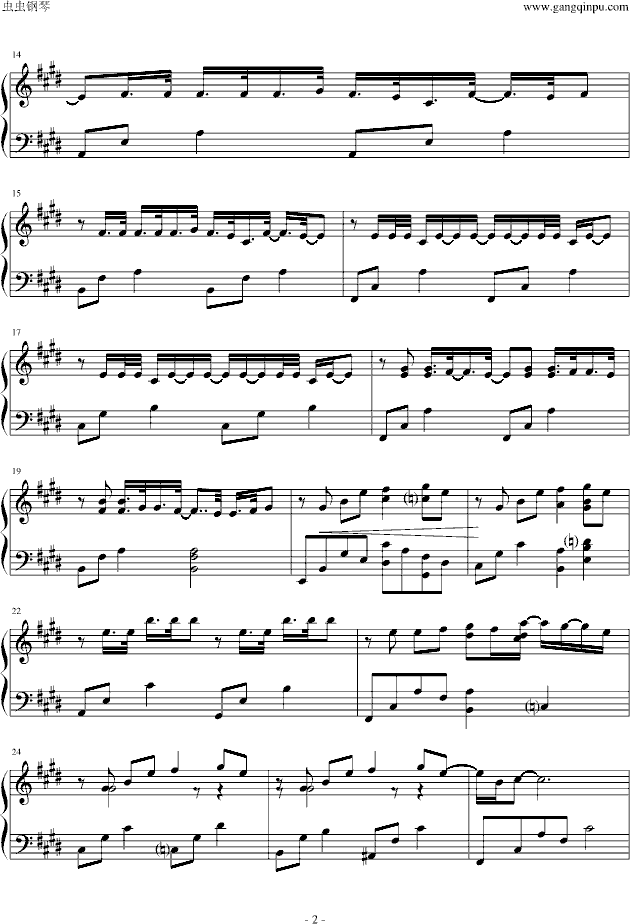 大笨钟-周杰伦最新力作《十二新作》之!钢琴谱-凯乐爱佳-虫虫钢琴