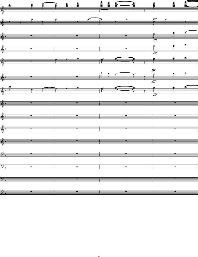 davy jones(加勒比海盗)钢琴谱-快乐小陆鹿-虫虫钢琴