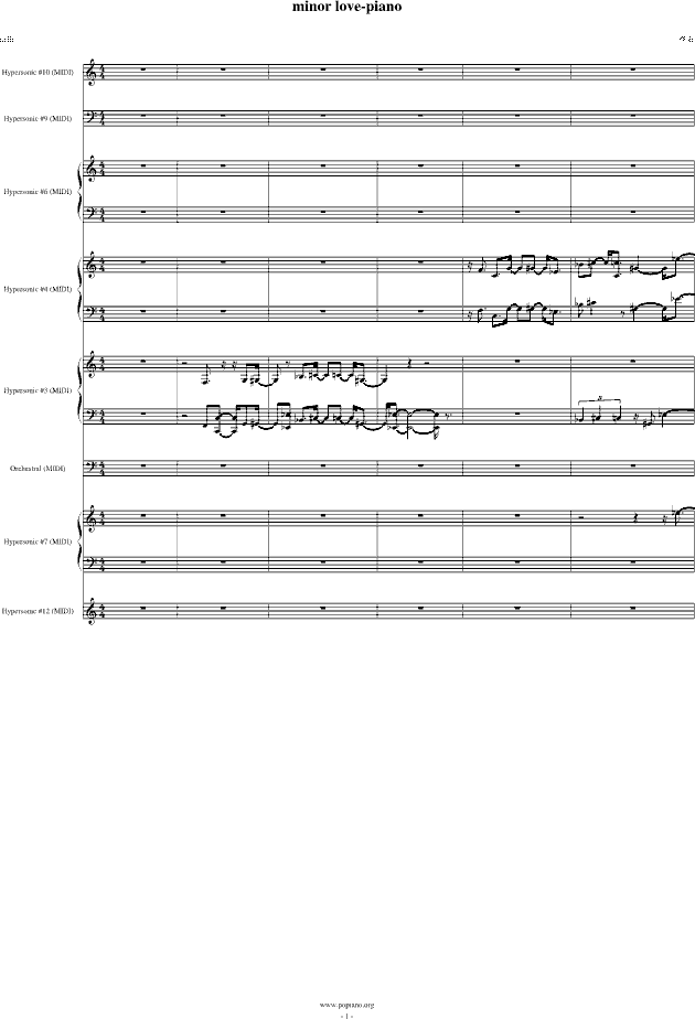 Piano Sheet Music 半殘 A Dream Goes On Forever Www Gangqinpu Com Piano Sheet Music 半殘 A Dream Goes On Forever Www Gangqinpu Com