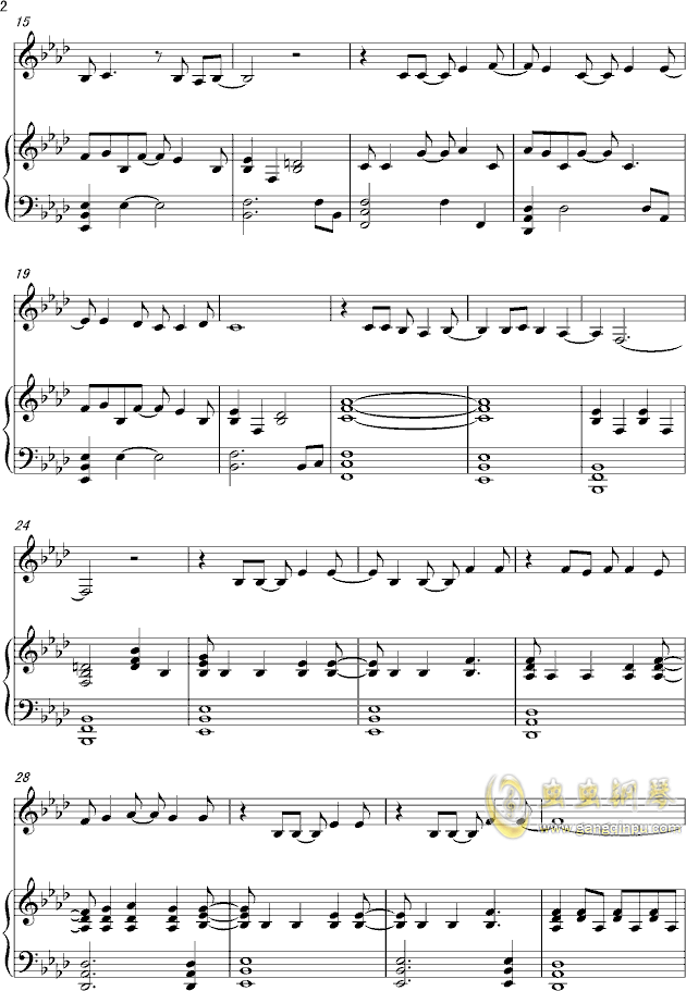 let it go 钢琴伴奏