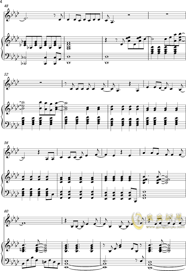 let it go 钢琴伴奏