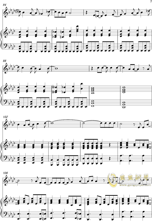 let it go 钢琴伴奏