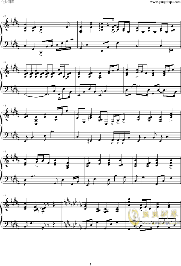 钢琴弹唱曲曲谱_儿歌钢琴弹唱50首曲谱(3)
