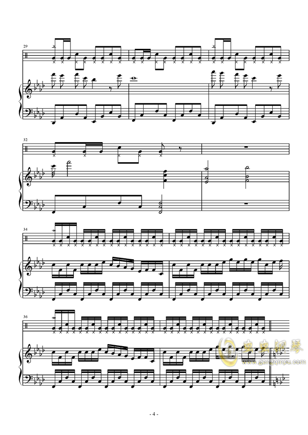 贩卖日落歌曲前奏曲谱_贩卖日落(3)