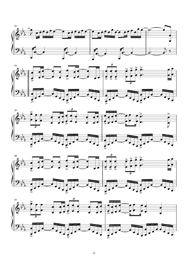 大提琴殇简谱_大提琴曲殇的简谱(3)