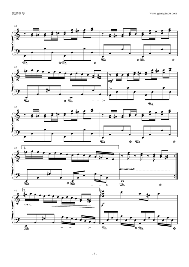 鹿港小镇,鹿港小镇钢琴谱,鹿港小镇c调钢琴谱,鹿港小镇钢琴谱大全