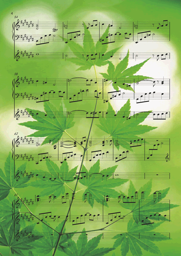 时光的河流,时光的河流钢琴谱,时光的河流c#调钢琴谱,时光的河流钢琴