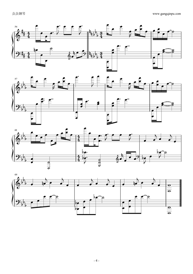 简谱歌曲k_歌曲简谱