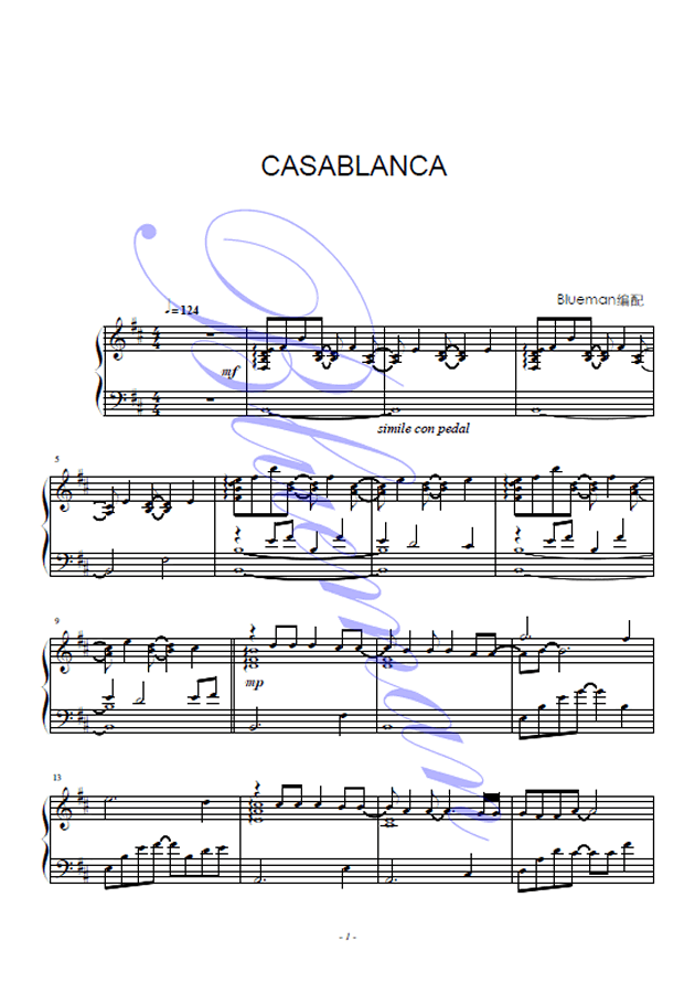 >>casablanca - 卡萨布兰卡
