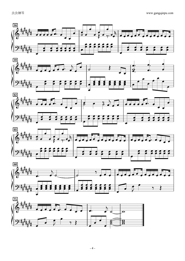 司南钢琴曲谱_冬眠钢琴简谱司南(3)