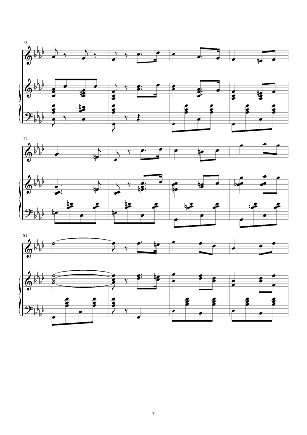 送别曲谱原调_送别简谱原调(3)