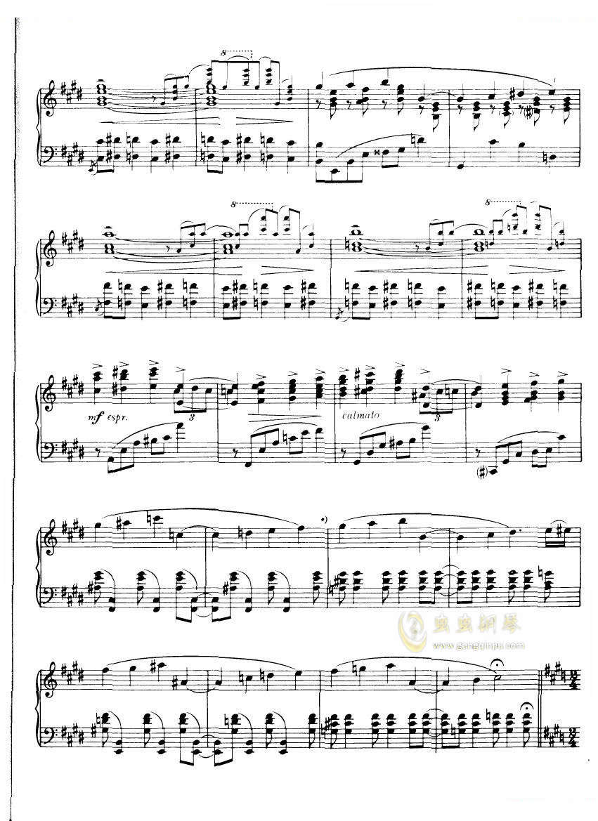 >>蓝色狂想曲 rhapsody in blue 钢琴独奏