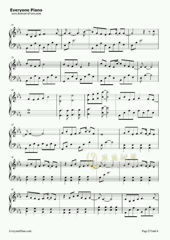 情天曲谱