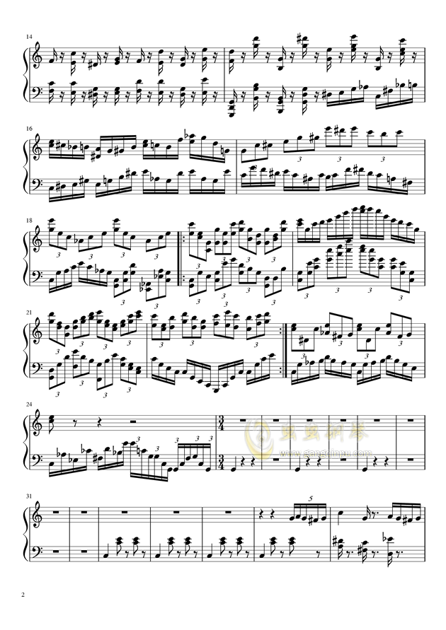 电话铃声曲谱_电话铃声