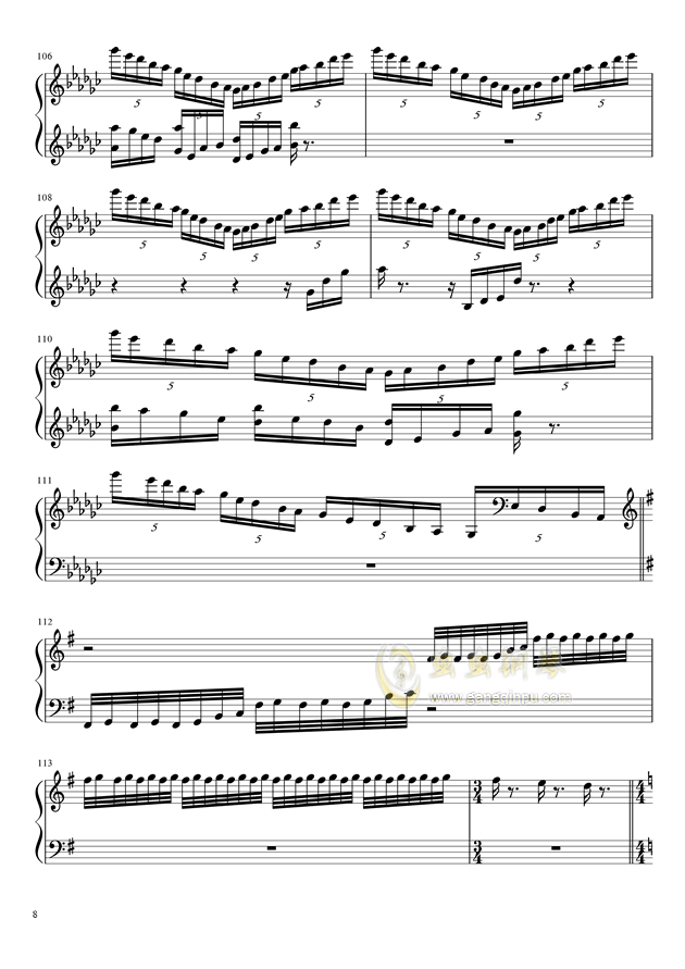 手机铃声简谱_手机铃声钢琴曲简谱(2)