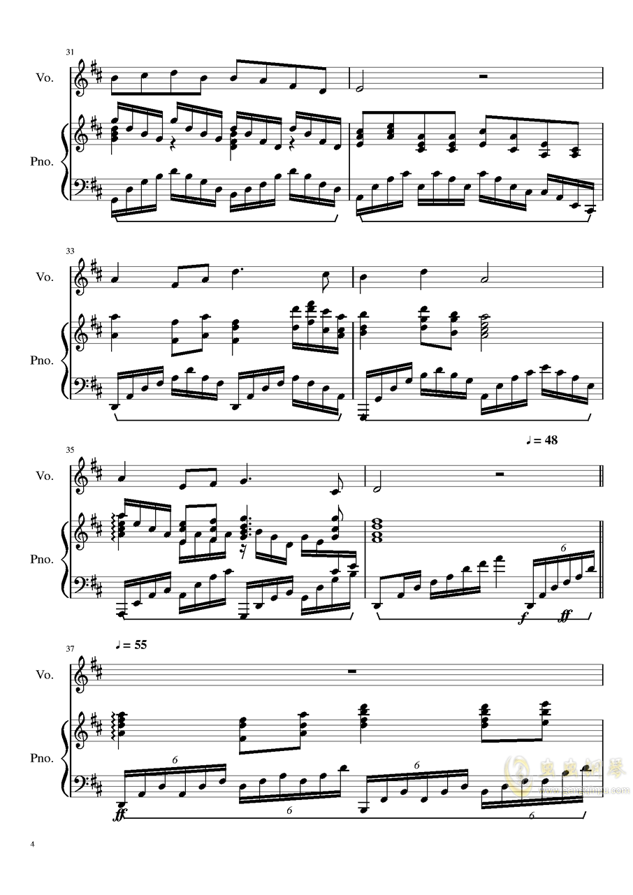 送别钢琴曲简谱_钢琴曲送别双手简谱(3)