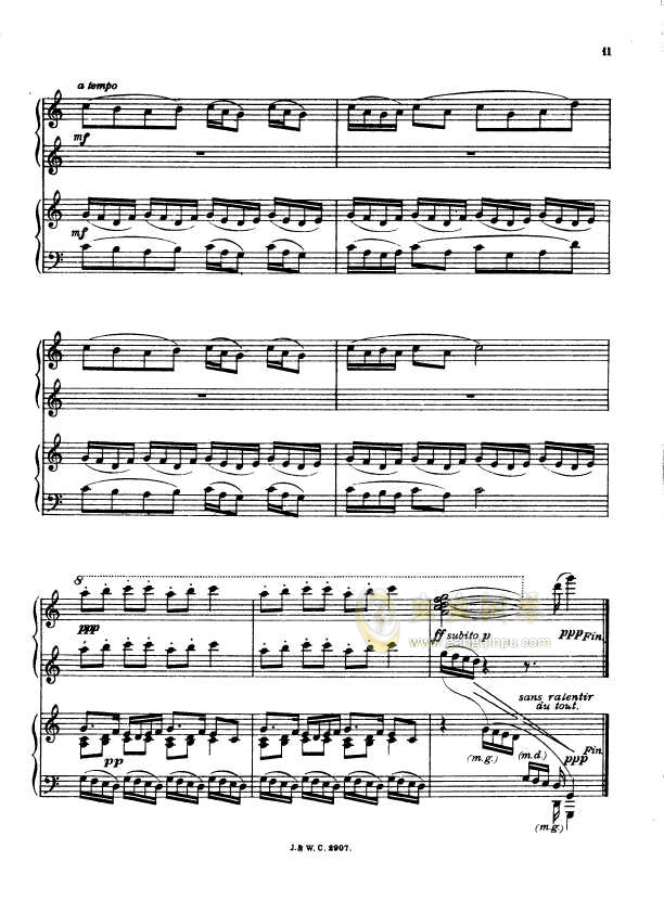 C调钢琴曲谱_钢琴简单曲谱(5)
