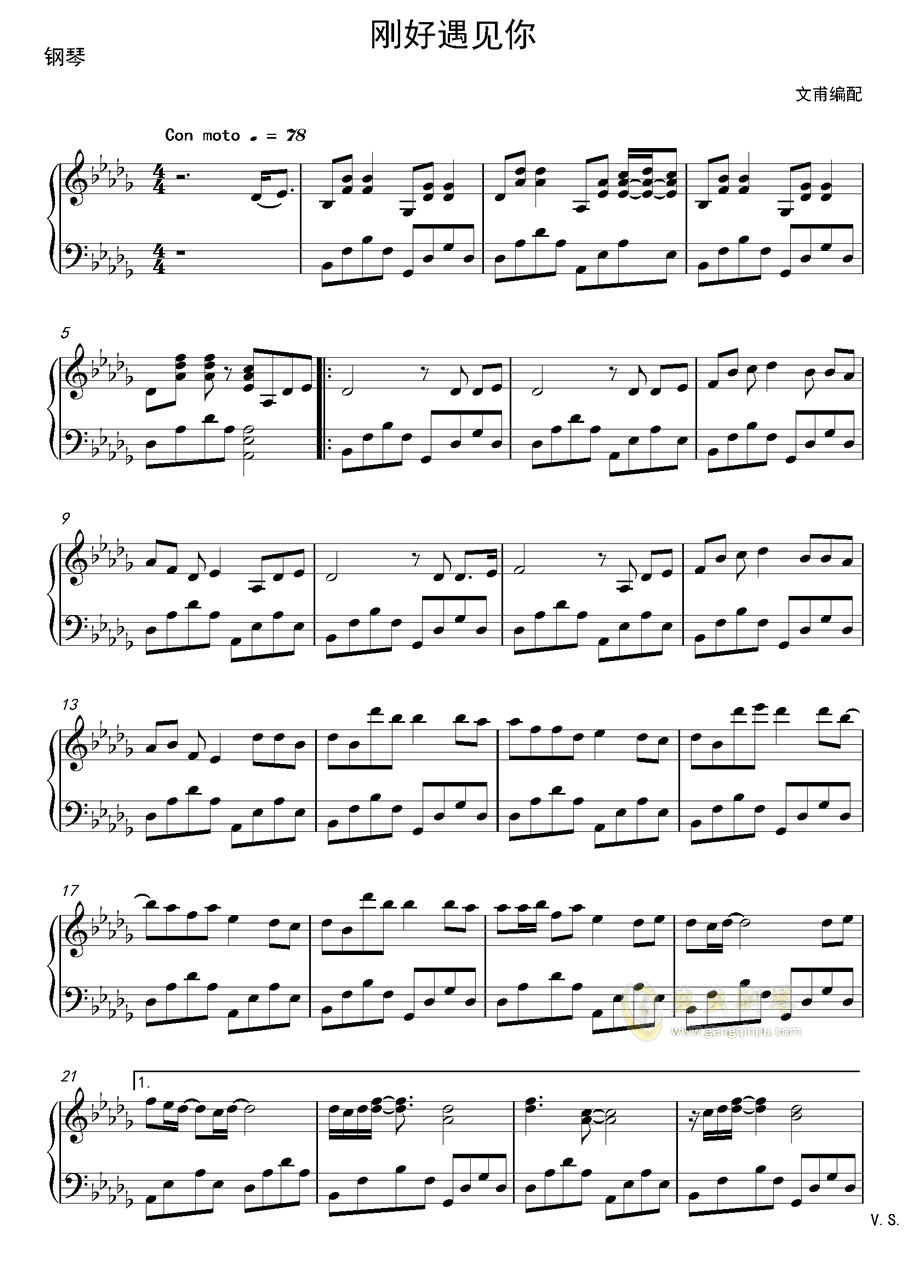 千百度钢琴曲谱_钢琴简单曲谱(3)