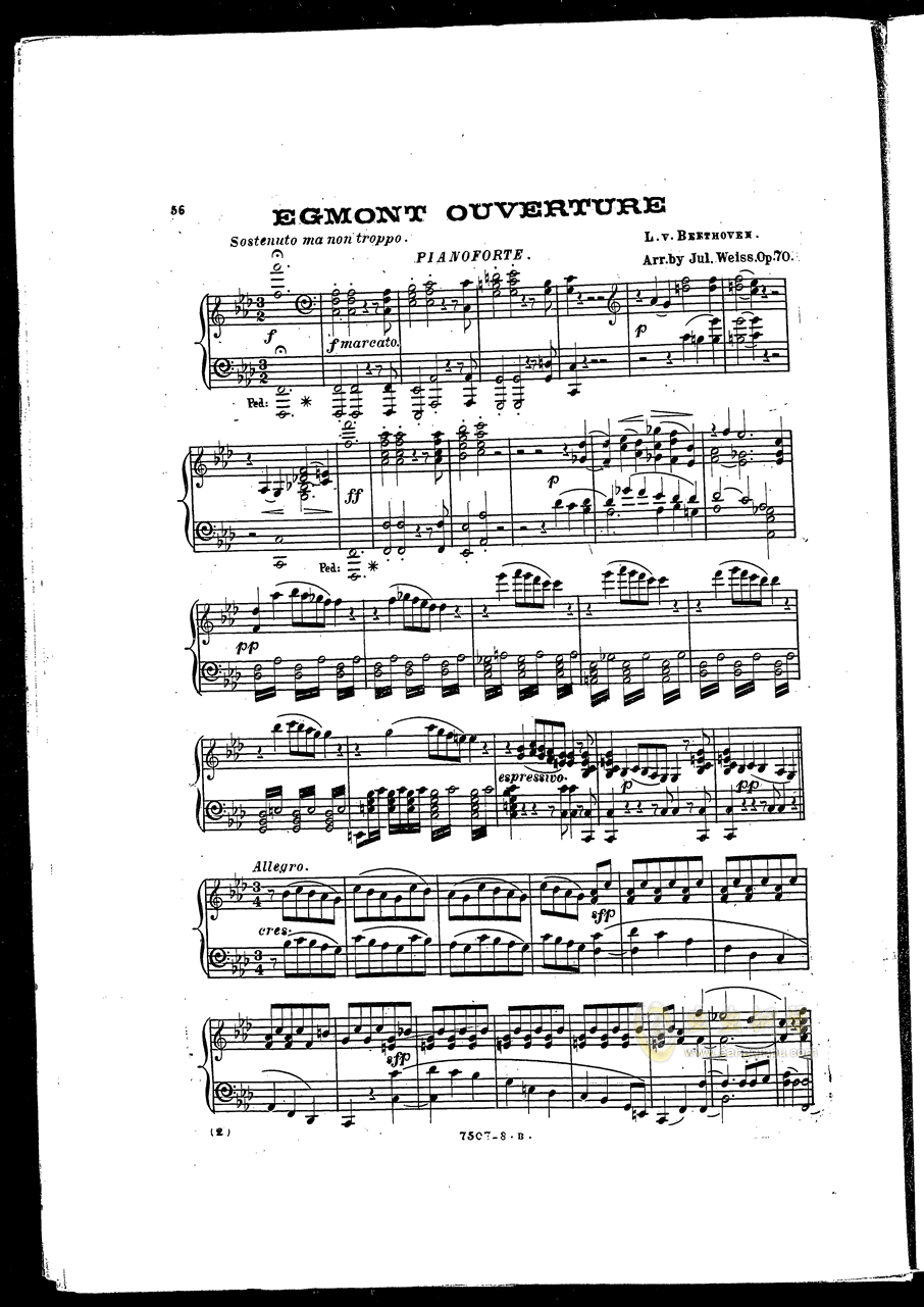 贝多芬埃格蒙特序曲op84