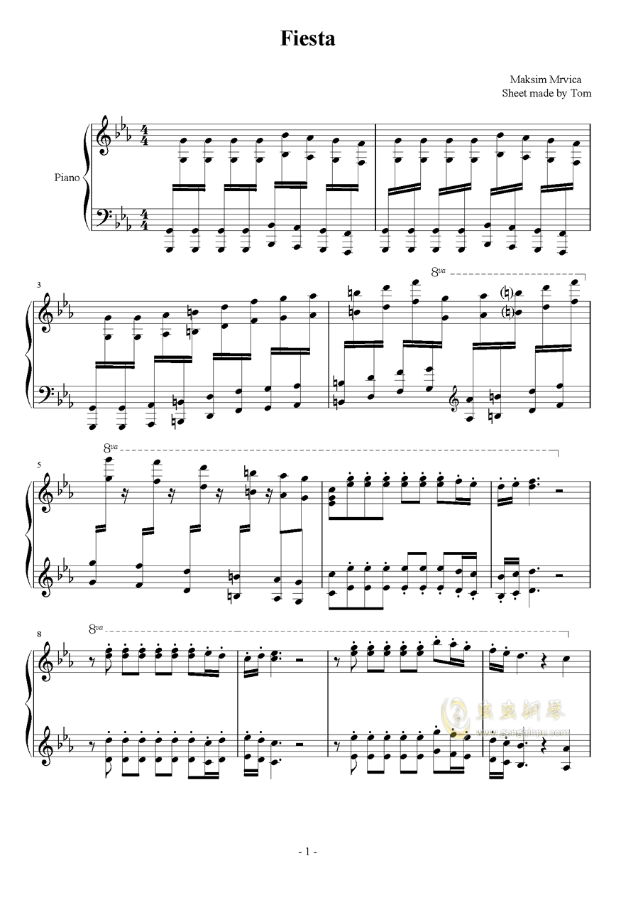 >>huljic fiesta - maksim mrvica 狂欢节 马克西姆 (最接近原版)