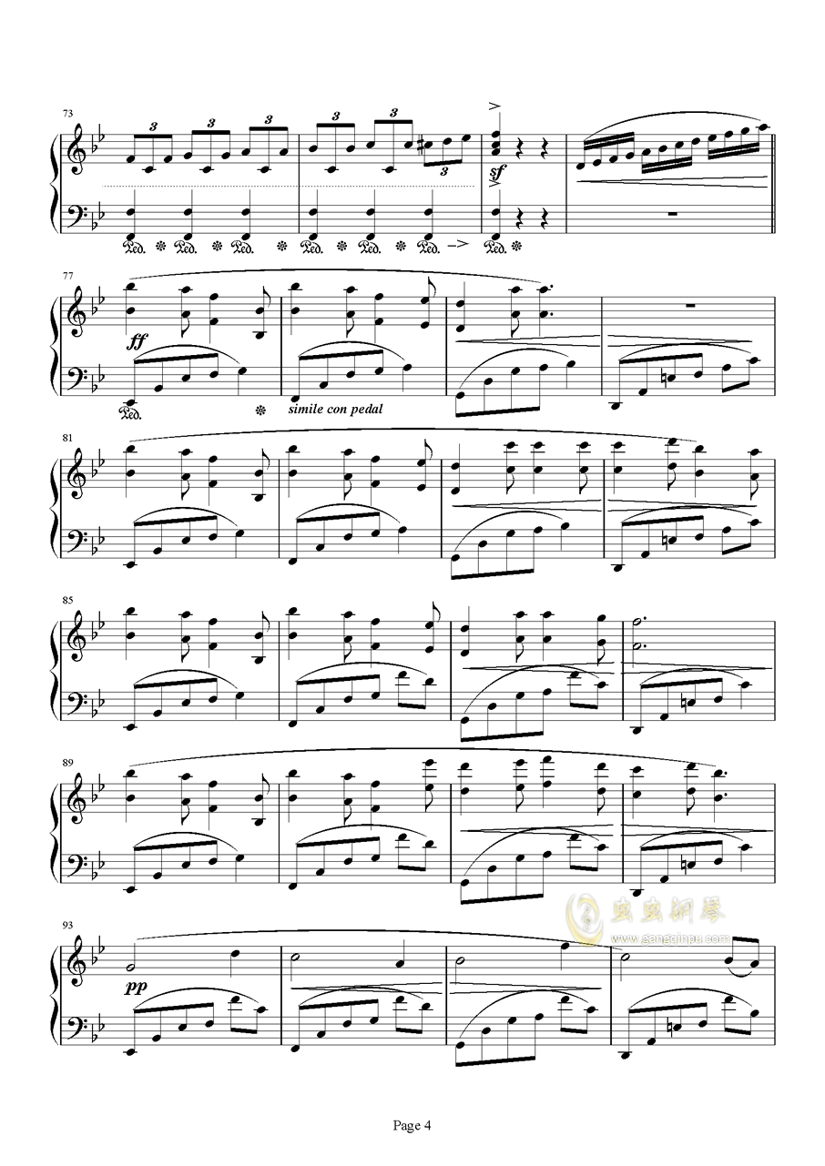 光遇双钢琴和竖琴弹奏曲谱_光遇竖琴入门曲谱(4)