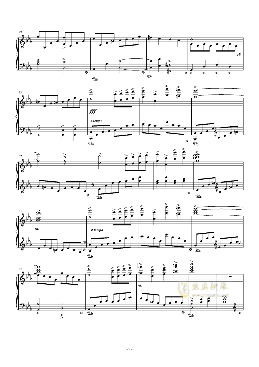 古奈钢琴曲谱_古钢琴图片(2)