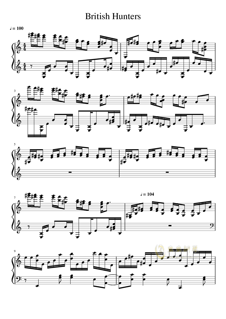 琴谱曲谱英语_光遇琴谱