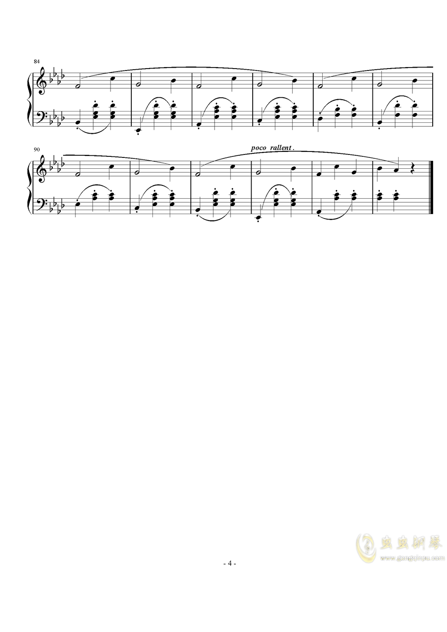 ab曲谱