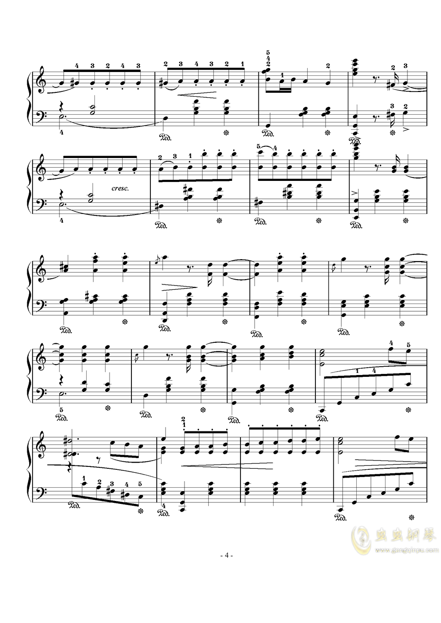 圆舞曲骑兵进行曲谱_花之圆舞曲曲谱