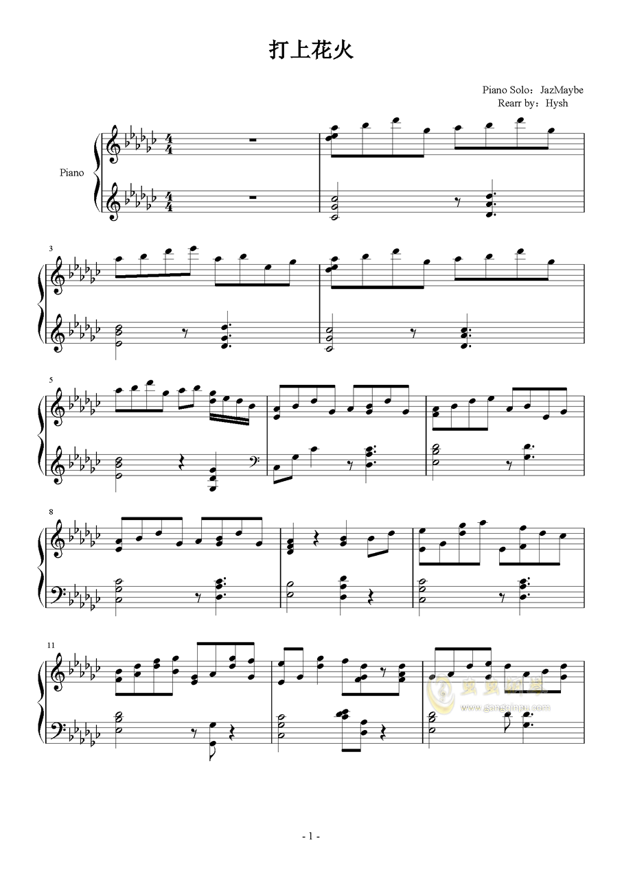 曲谱多多_钢琴简单曲谱(3)