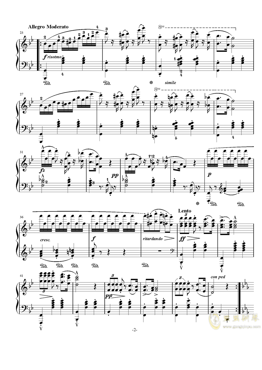 钢琴曲谱霞光_钢琴简单曲谱(3)