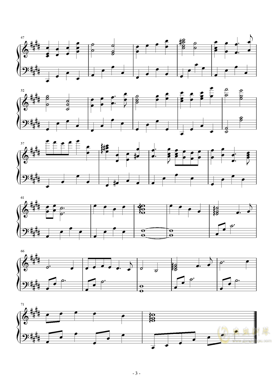 理查德克莱德曼钢琴曲谱考级书_理查德克莱德曼(3)