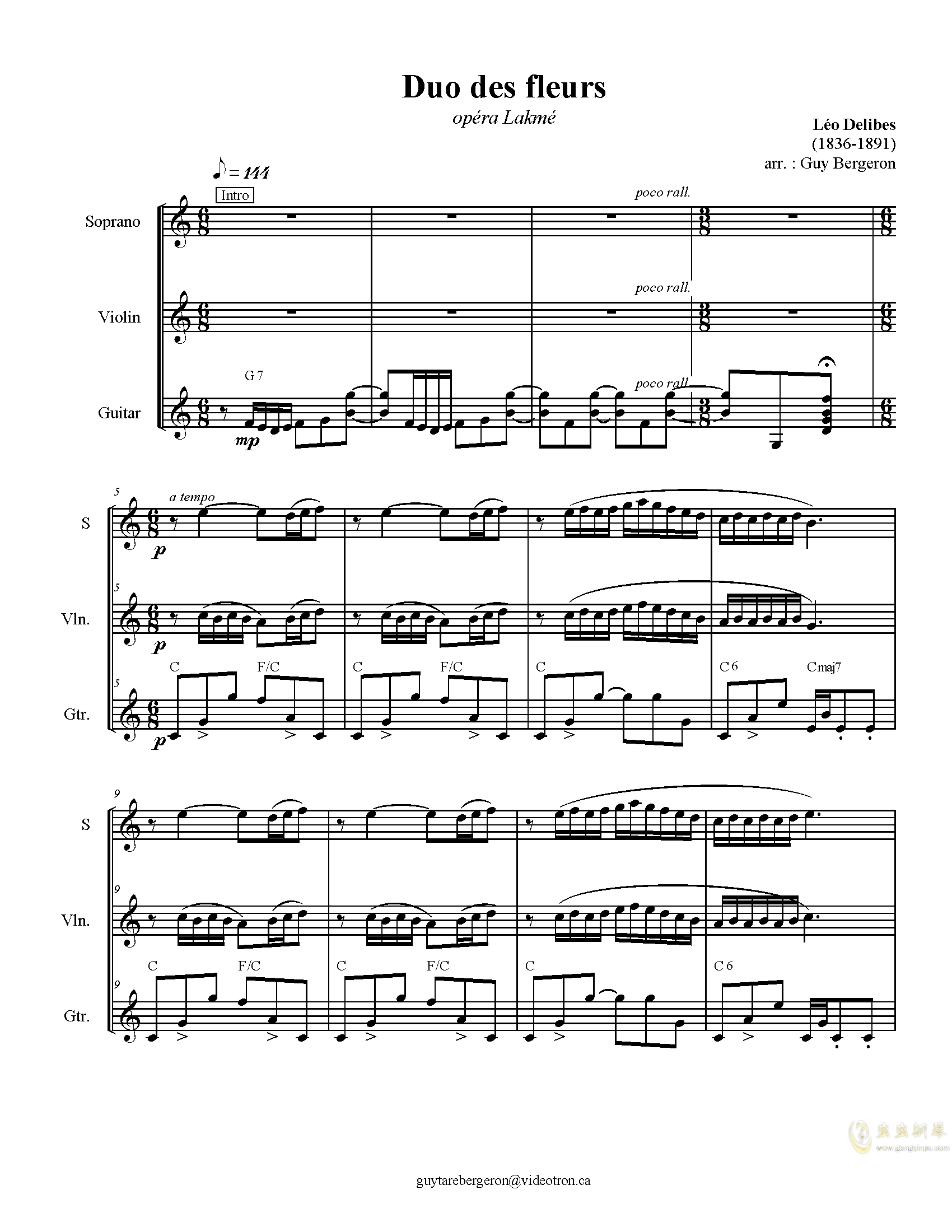 花之二重唱,花之二重唱钢琴谱,花之二重唱c调钢琴谱,花之二重唱钢琴谱