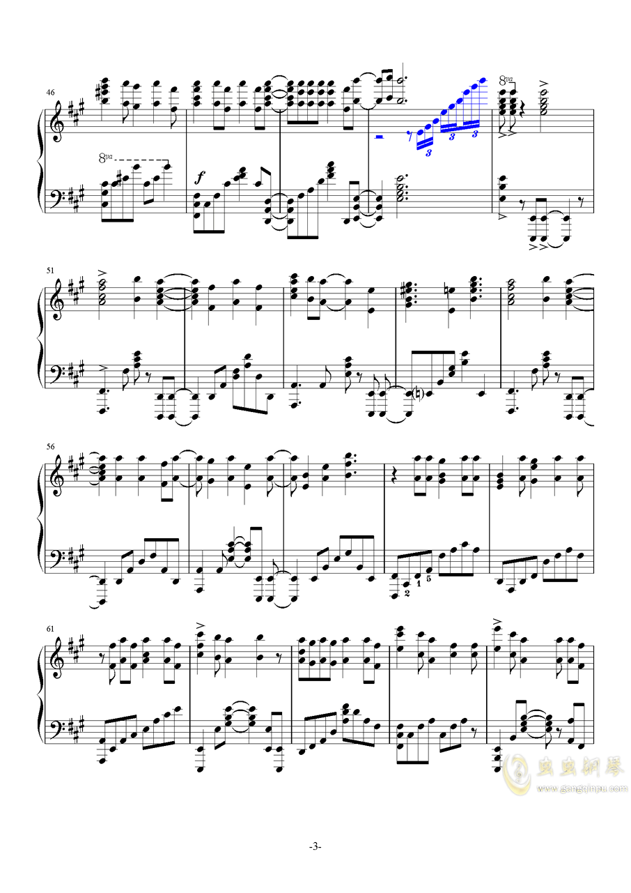 梦回还钢琴曲谱_梦回还简谱(4)