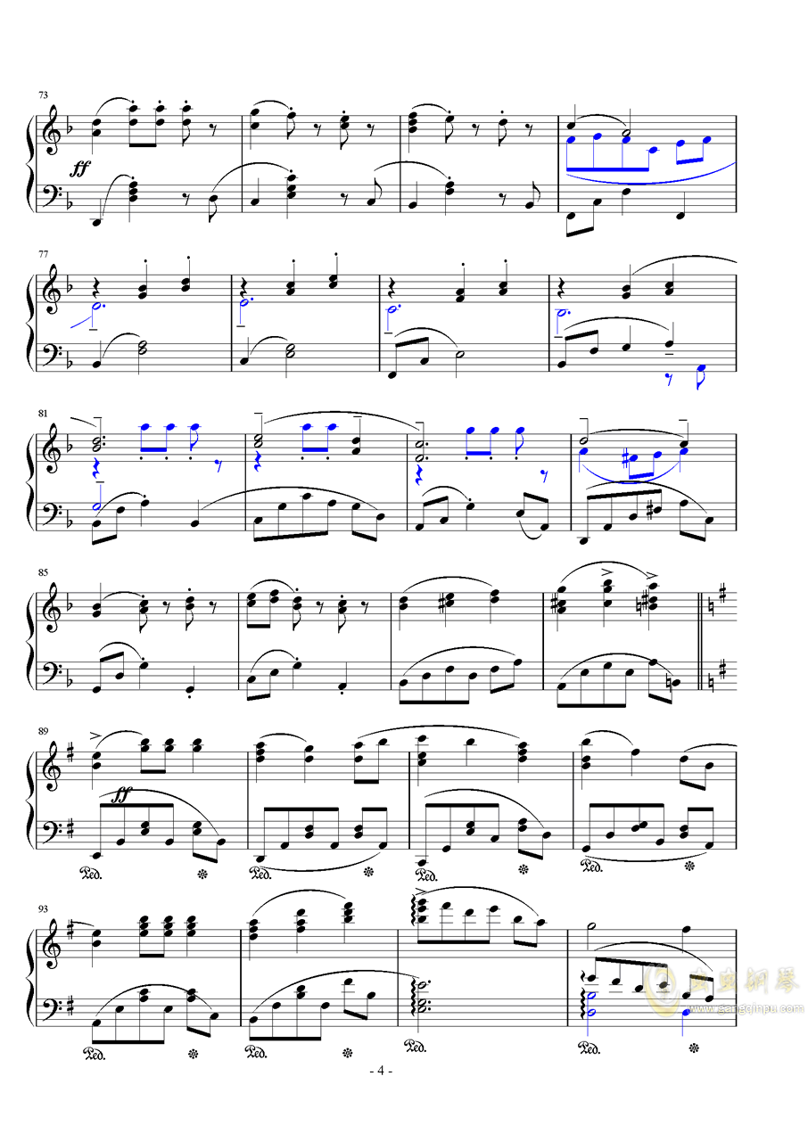 二胡独奏曲谱英雄之情怀_英雄之情怀笛子简谱(2)