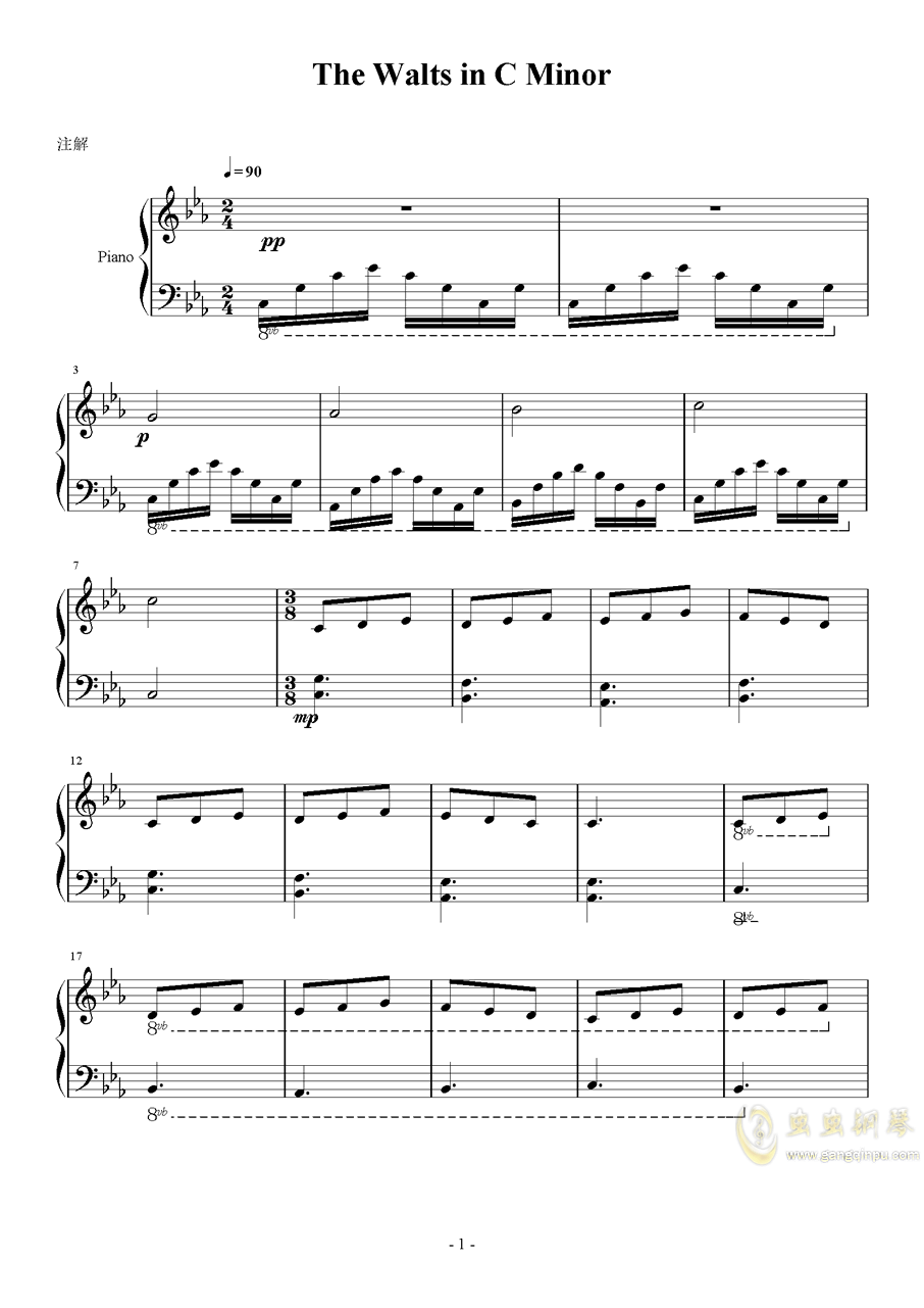 九级钢琴曲圆舞曲谱_圆舞曲钢琴曲简谱(5)