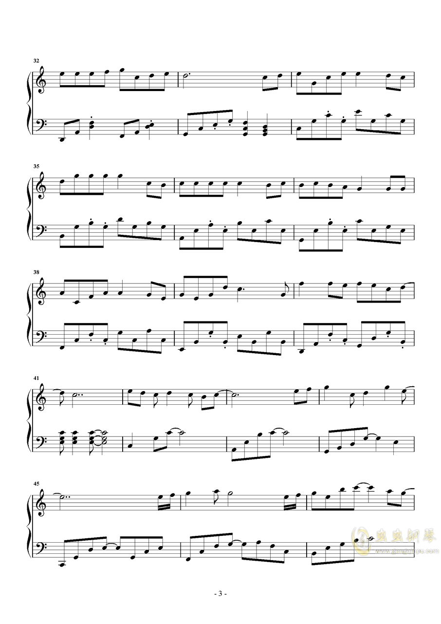 学不会钢琴曲谱_钢琴简单曲谱(2)