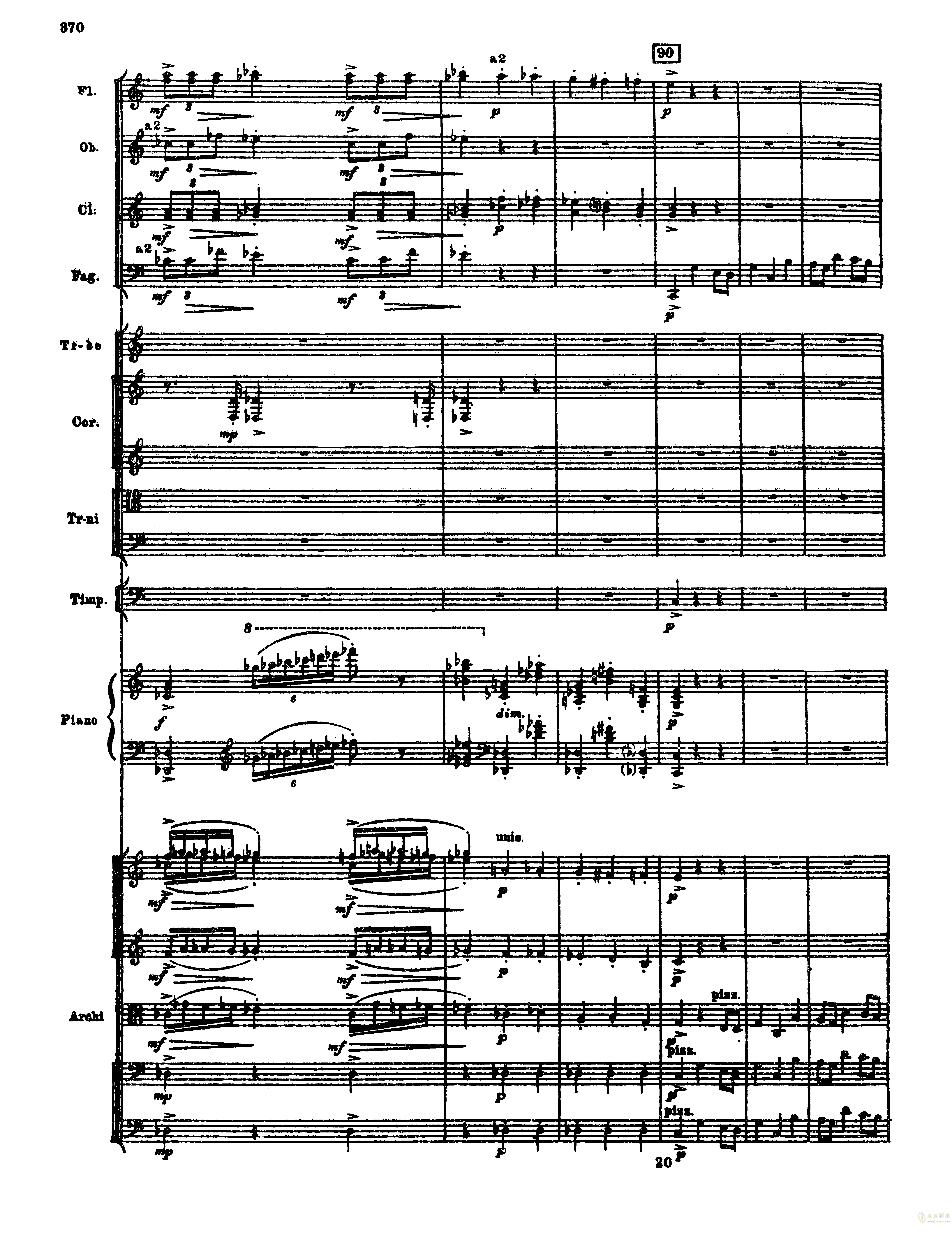 普罗科菲耶夫第三钢琴协奏曲总谱