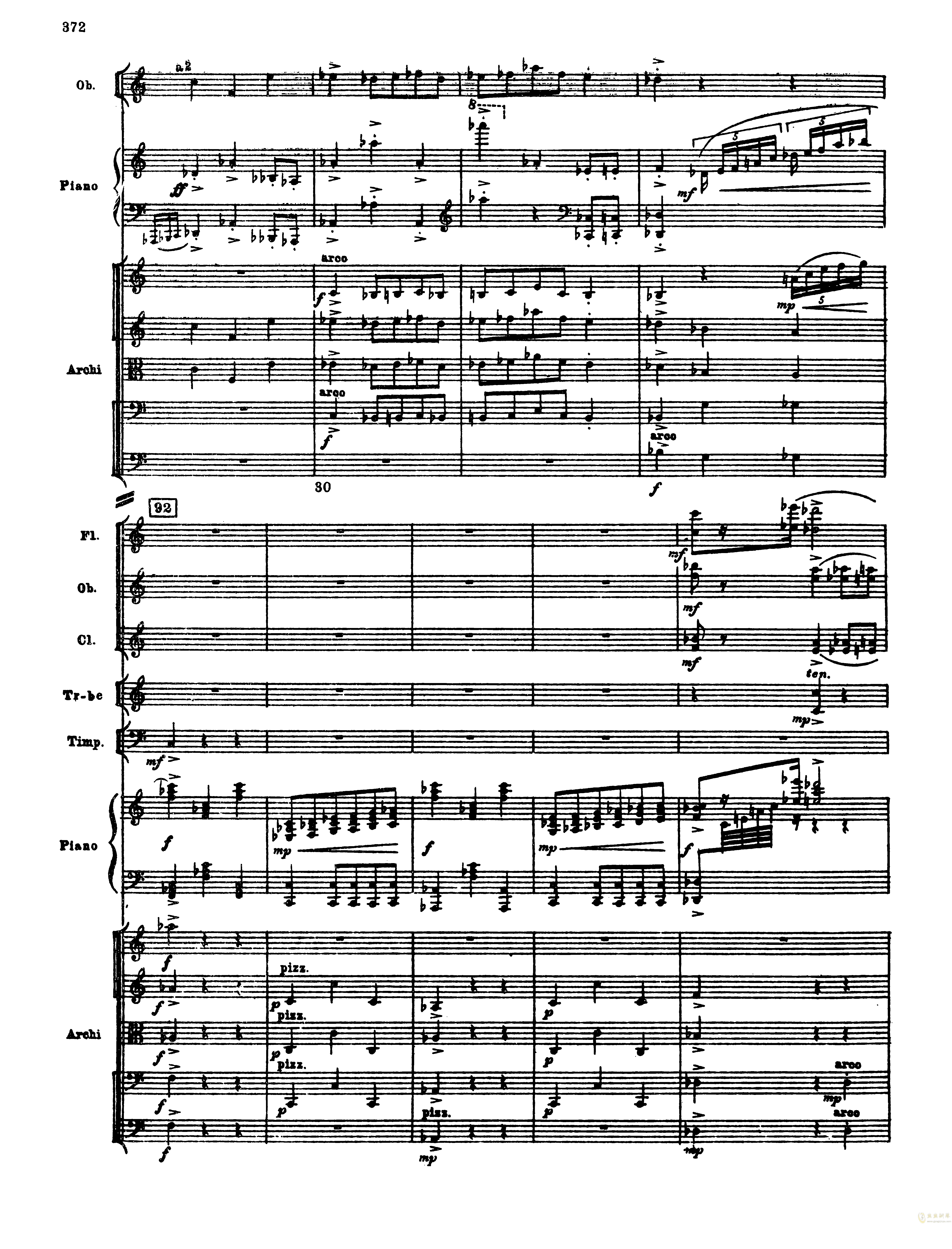 普罗科菲耶夫第三钢琴协奏曲总谱