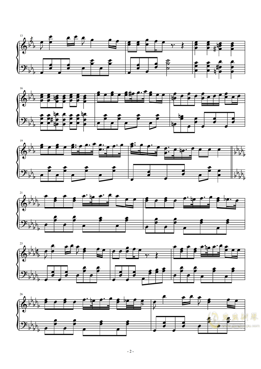 歌曲孩子的钢琴曲谱_光遇钢琴曲谱热门歌曲(3)